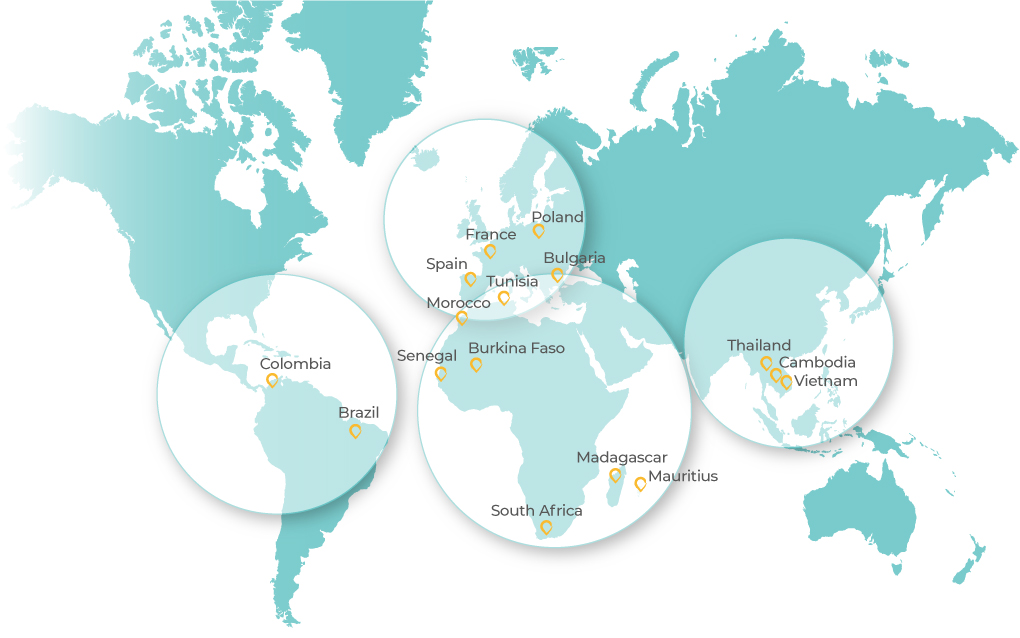 GreenYellow's locations across the world