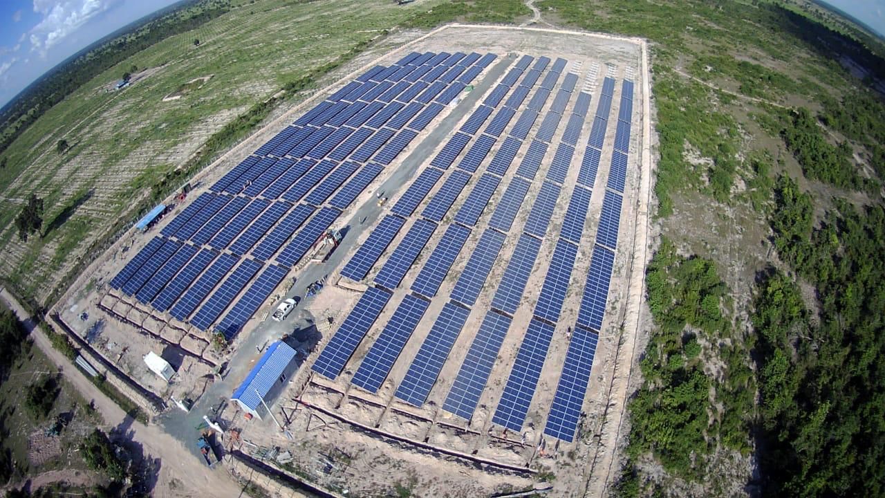 Permière centrale solaire photovoltaïque de GreenYellow au Cambodge pour SOMA ENERGY